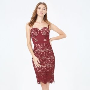 Clarissa Lace Bustier Dress